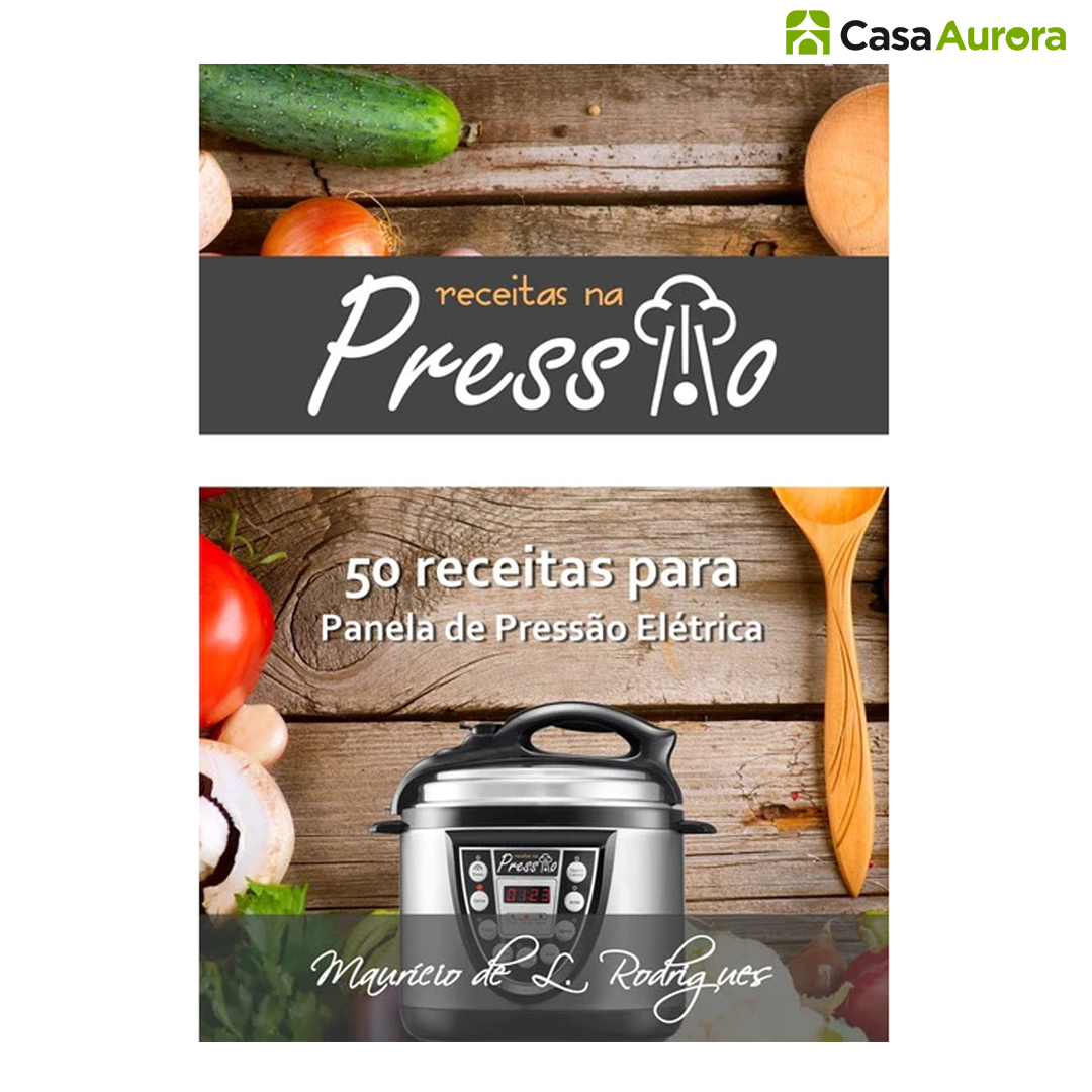 Kit Panela de Pressão Elétrica Mondial + 10 Utensílios + Livro de Receitas Prontas de BRINDE